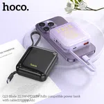 Hoco Q23 Blade 22.5W+PD20W Fully Compatible Power Bank with Cable (10000mAh) - Available at AfnoBazar Nepal