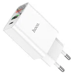 Hoco Wall Charger C100A PD20W + QC3.0 EU Dock - Available at AfnoBazar Nepal