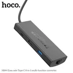 Hoco HB44 Easy Safe Type-C 8-in-1 Multi-Function Converter - Available at AfnoBazar Nepal