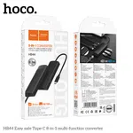 Hoco HB44 Easy Safe Type-C 8-in-1 Multi-Function Converter - Available at AfnoBazar Nepal