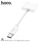 Hoco DUP06 Type-C to Type-C + 3.5mm Digital Audio Converter - Available at AfnoBazar Nepal