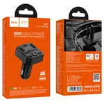 Hoco E87 Delta 35W (1A1C) Car BT FM Transmitter - Available at AfnoBazar Nepal