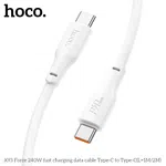 Hoco X93 240W 5A Type-C to Type-C Fast Charging Data Cable (USB 3.1, 2m) - Available at AfnoBazar Nepal