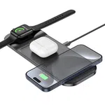 Hoco CQ5 Step 3-in-1 Wireless Fast Charger (iWatch) - Available at AfnoBazar Nepal