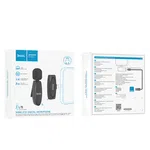 Hoco L15 Lavalier Wireless Digital Microphone for iPhone - Available at AfnoBazar Nepal