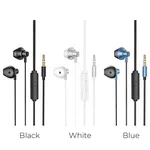 Hoco Wired Earphones 3.5mm M75 Belle with Mic - Available at AfnoBazar Nepal