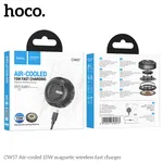 Hoco CW57 15W Magnetic Wireless Fast Charger - Available at AfnoBazar Nepal