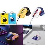 Hoco GM31 Overlord Luminous Gaming Wired Mouse - Available at AfnoBazar Nepal