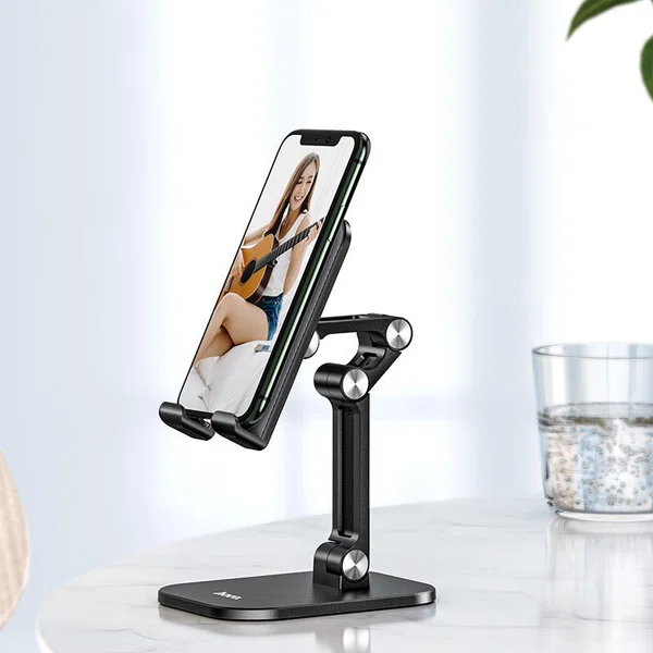 Hoco PH34 Double Folding Desktop Stand for Mobile - Available at AfnoBazar Nepal