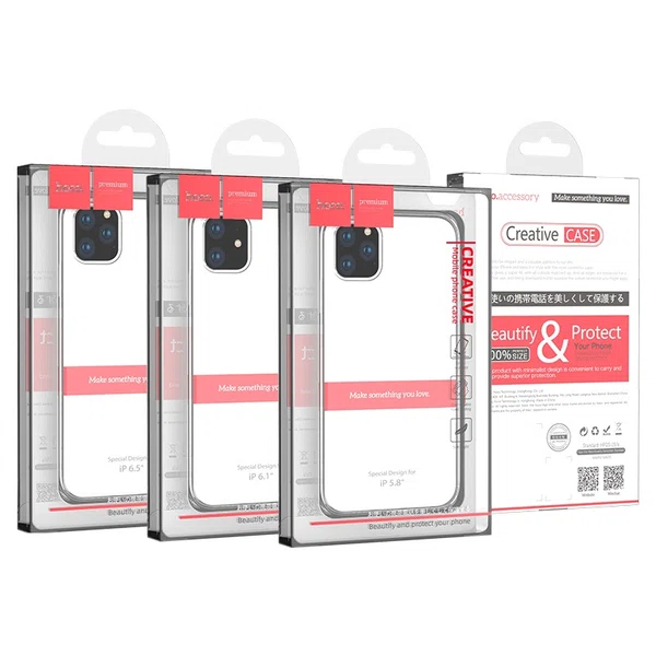 Hoco Light Series TPU Case for iPhone 15 Pro Max - Available at AfnoBazar Nepal