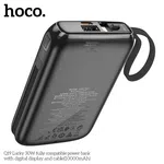 Hoco Q19 Lucky 30W Fully Compatible Power Bank with Digital Display and Cable (10000mAh) - Available at AfnoBazar Nepal