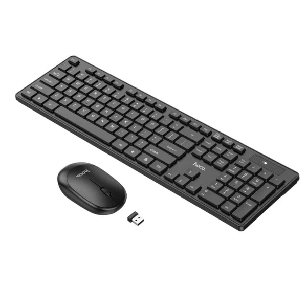 Hoco GM17 Wireless Business Keyboard and Mouse Set - Available at AfnoBazar Nepal