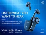 Hoco ES45 Harmony Sound TWS Wireless Headset with Charging Case (Black) - Available at AfnoBazar Nepal