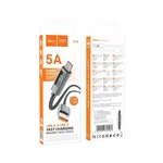 Hoco X112 USB to Type-C 5A Fast Charging Cable - Available at AfnoBazar Nepal
