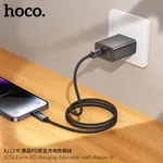 Hoco X112 Favor PD Charging Data Cable with Display iP - Available at AfnoBazar Nepal