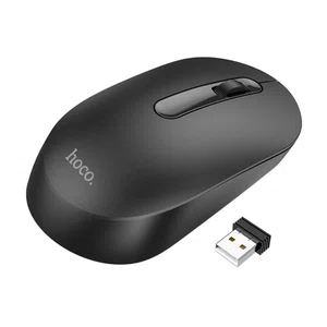 Hoco GM14 Platinum 2.4G Business Wireless Mouse (Black) - Available at AfnoBazar Nepal