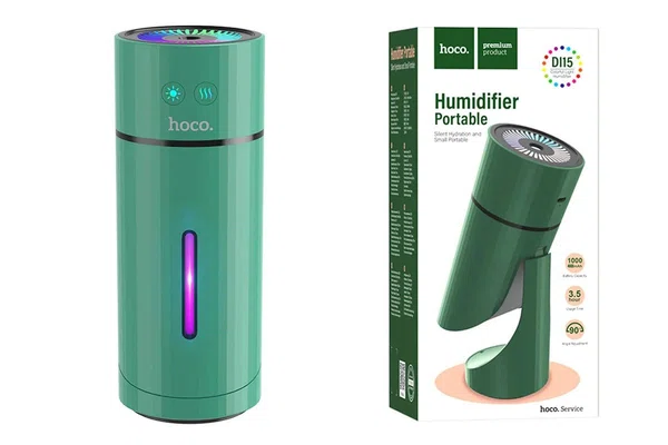 Hoco Air Humidifier Diffuser Mini Aromatherapy Diffusers Cool Mist Maker - Available at AfnoBazar Nepal