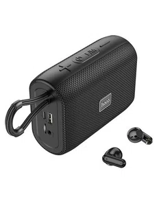 Hoco HC15 2 in 1 Bluetooth Speaker with Wireless Headphones - Available at AfnoBazar Nepal