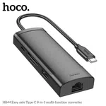 Hoco HB44 Easy Safe Type-C 8-in-1 Multi-Function Converter - Available at AfnoBazar Nepal