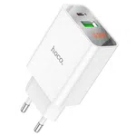 Hoco Wall Charger C100A PD20W + QC3.0 EU Dock - Available at AfnoBazar Nepal