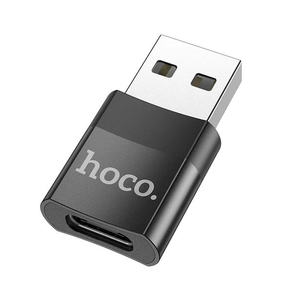 Hoco UA17 USB Male to Type-C Female USB2.0 Adapter - Available at AfnoBazar Nepal