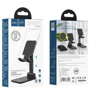 Hoco PH29A Carry Folding Desktop Stand (Black) - Available at AfnoBazar Nepal