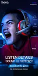 Hoco Headphones W103 Magic Tour Gaming Headset - Available at AfnoBazar Nepal