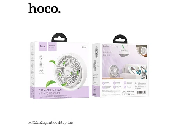 Hoco HX22 Handheld Electric Fan - Available at AfnoBazar Nepal