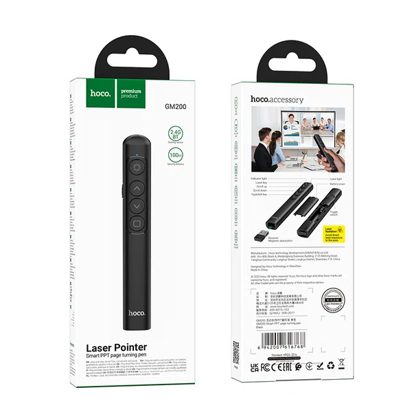 Hoco GM200 Smart PPT Page Turning Pen - Available at AfnoBazar Nepal