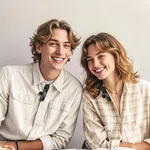 Hoco L20A Fair Dual-Mic Wireless Microphone (iP/Type-C) - Available at AfnoBazar Nepal