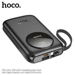Hoco Q19 Lucky 30W Fully Compatible Power Bank with Digital Display and Cable (10000mAh) - Available at AfnoBazar Nepal