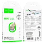 Hoco UA36B Type-C Male to USB Female OTG Transparent Adapter - Available at AfnoBazar Nepal