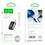 Hoco UA17 Adapter Lightning Male to Type-C Female - Available at AfnoBazar Nepal