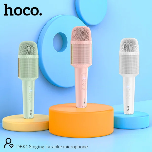 Hoco DBK1 Karaoke Microphone with Bluetooth Speaker - Available at AfnoBazar Nepal