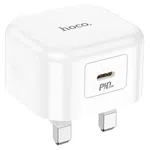 Hoco C91B Founder Single Port PD20W Charger (UK) - Available at AfnoBazar Nepal