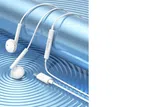 Hoco M95 Type-C Wire Controlled Earphones with Mic (White) - Available at AfnoBazar Nepal