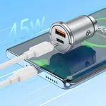 Hoco NZ10 Handy PD45W+QC3.0 Car Charger - Available at AfnoBazar Nepal