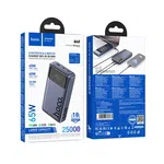 Hoco Q40 Leader PD 65W Power Bank with Digital Display Dark 25000mAh - Available at AfnoBazar Nepal