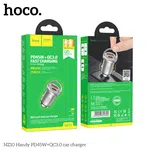 Hoco NZ10 Handy PD45W+QC3.0 Car Charger - Available at AfnoBazar Nepal