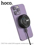 Hoco CW57 15W Magnetic Wireless Fast Charger - Available at AfnoBazar Nepal