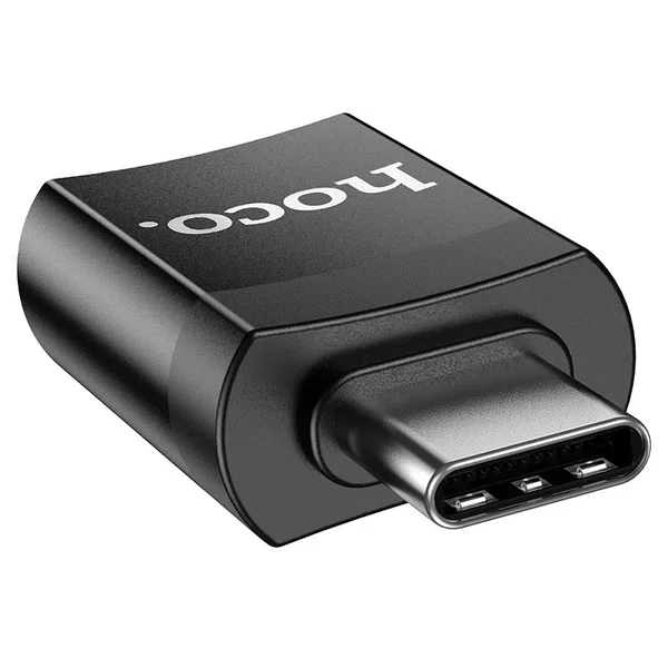 Hoco Type-C Male to USB Female Adapter UA17 - Available at AfnoBazar Nepal