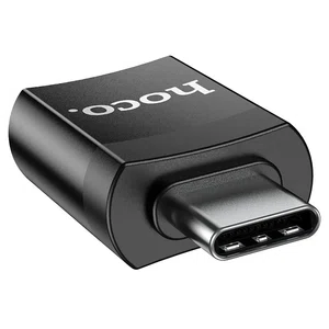 Hoco Type-C Male to USB Female Adapter UA17 - Available at AfnoBazar Nepal