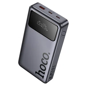 Hoco Q40 Leader PD 65W Power Bank with Digital Display Dark 25000mAh - Available at AfnoBazar Nepal