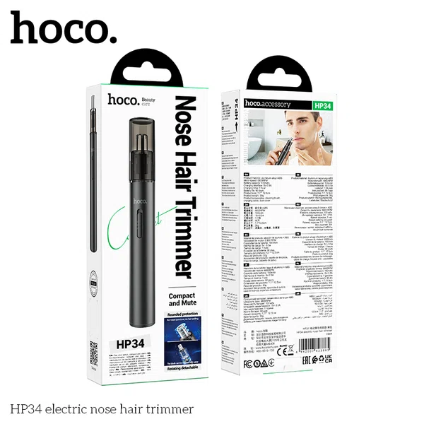 Hoco Electric Nose Hair Trimmer HP34 - Available at AfnoBazar Nepal