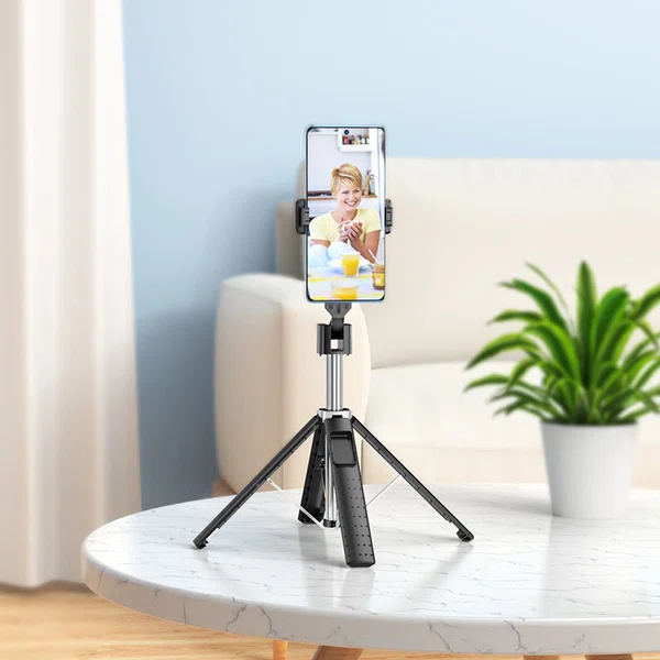 Hoco K18 Tabletop Holder for Live Broadcast / Selfie Stick - Available at AfnoBazar Nepal
