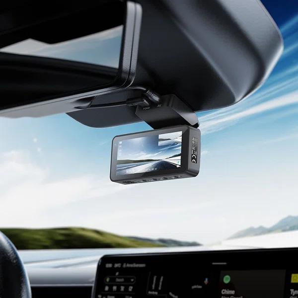 Hoco DV12 Driving Recorder 2K Display GPS (with Rear Camera) - Available at AfnoBazar Nepal