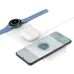 Hoco CQ6 Step 3 in 1 Wireless Fast Charger for SAM Watch - Available at AfnoBazar Nepal