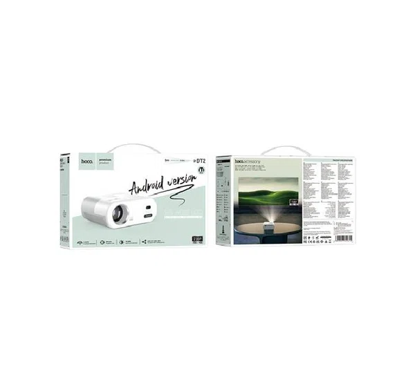 Hoco DT2 Smart Projector (720P Android Version) - Available at AfnoBazar Nepal