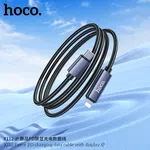 Hoco X112 Favor PD Charging Data Cable with Display iP - Available at AfnoBazar Nepal