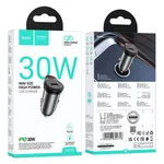 Hoco NZ16 Rigorous PD 30W USB-C / Type-C Single Port Car Charger - Available at AfnoBazar Nepal